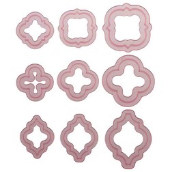 O'Creme Gucci Symbol Gumpaste Cutters, Set of 4 Assorted Gumpaste