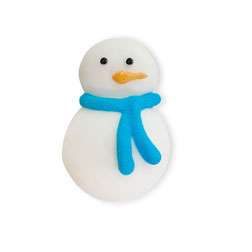 Mini Snowman Icing Decorations