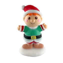 Edible Christmas Elf Cake Topper