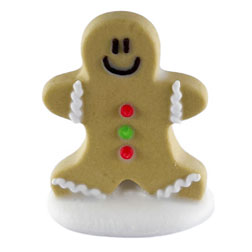 Edible Gingerbread Boy Cake Topper