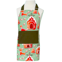 Gingerbread Dog Apron - Child