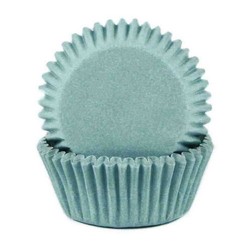 Light Blue Mini Cupcake Liners  Light Blue Midi Baking Cups