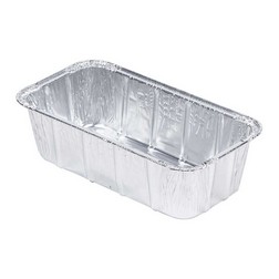 2 lb Snowflake Foil Loaf Pan with Dome Lid - Country Kitchen