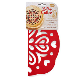 Pie Crust Cutter - Reversible Stars & Cherries Design - Pie Baking Tool, Nordicware