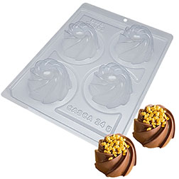 1pc Random Color Flower Chocolate Mold  Chocolate molds, Candy making  supplies, 3d perler bead