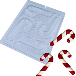 Holiday Theme Ice Cube Tray Candy Cane Gingerbread Men Christmas Party  Novelty Silicone Jello Chocolate Mold 