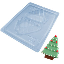 Christmas Tree Three-Part Chocolate Mold