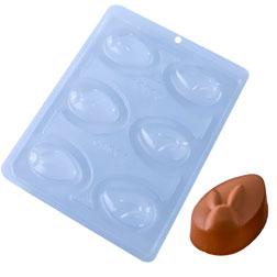 Bunny Egg Three Part Chocolate Mold