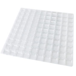 Clear 100 Cavities Candy Box Inserts