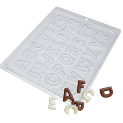 Alphabet Chocolate Mold