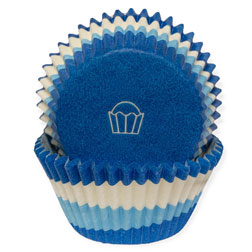 Blue Swirl Cupcake Liners