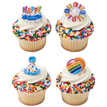 Birthday Cake and Cupcake Toppers