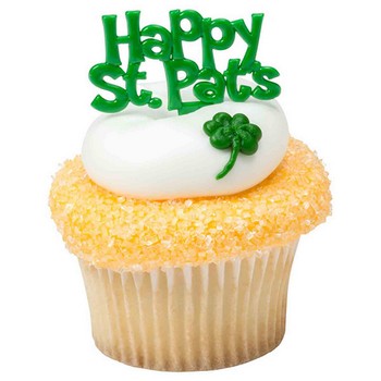 St. Patrick's Day Cake and Cupcake Toppers