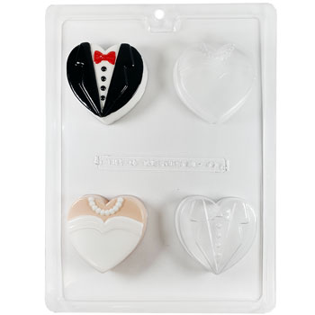 Wedding Chocolate Molds and Candy Molds