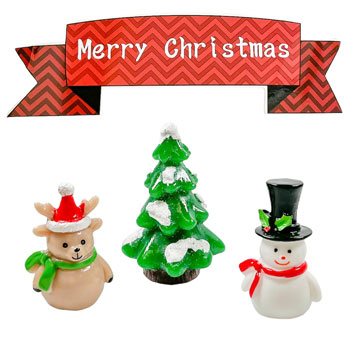 Christmas Cake and Cupcake Toppers and Decorations