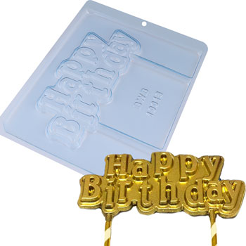 Birthday Chocolate Molds