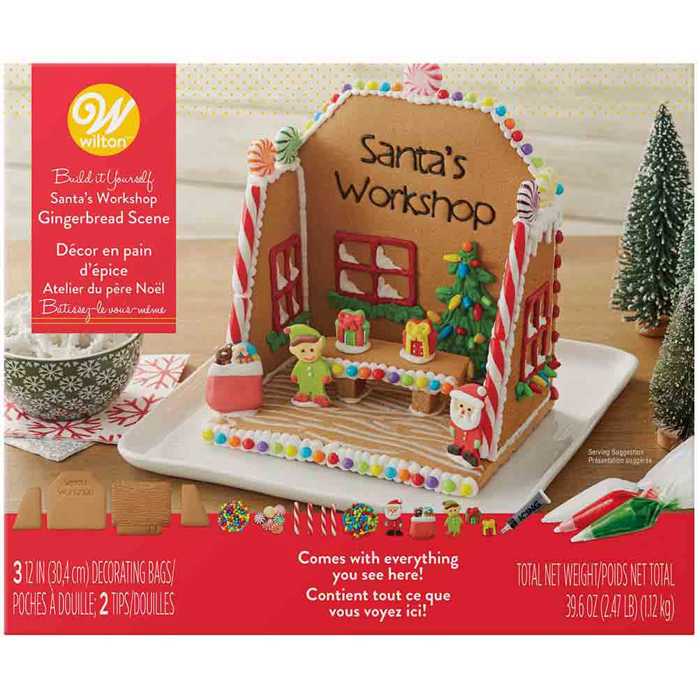 Santa's Workshop Gingerbread Kit - 2104-6835 | Country Kitchen SweetArt