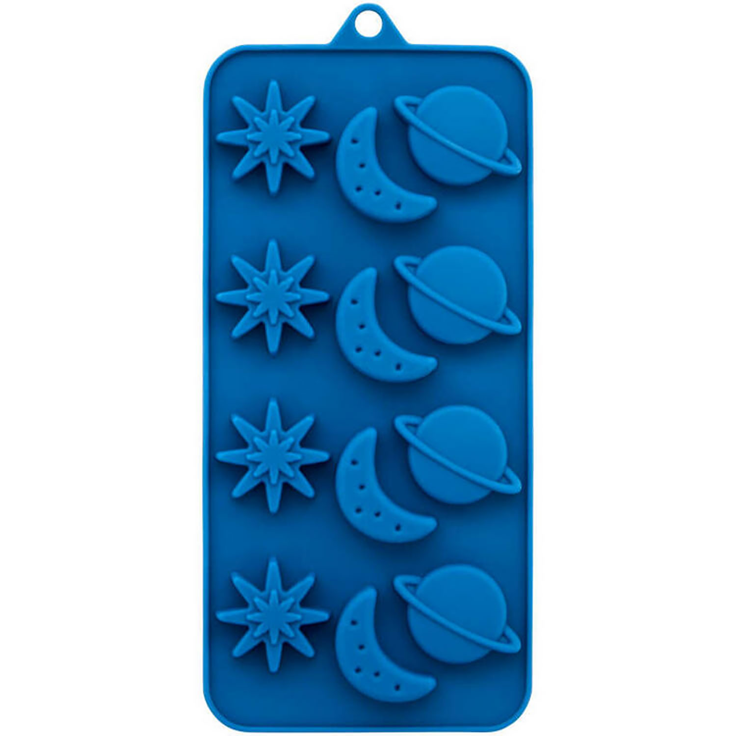 Wilton Planet, Moon and Star Silicone Candy Mold, 12-Cavity