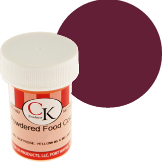 powdered ck burgundy icing flavors ingredients colors