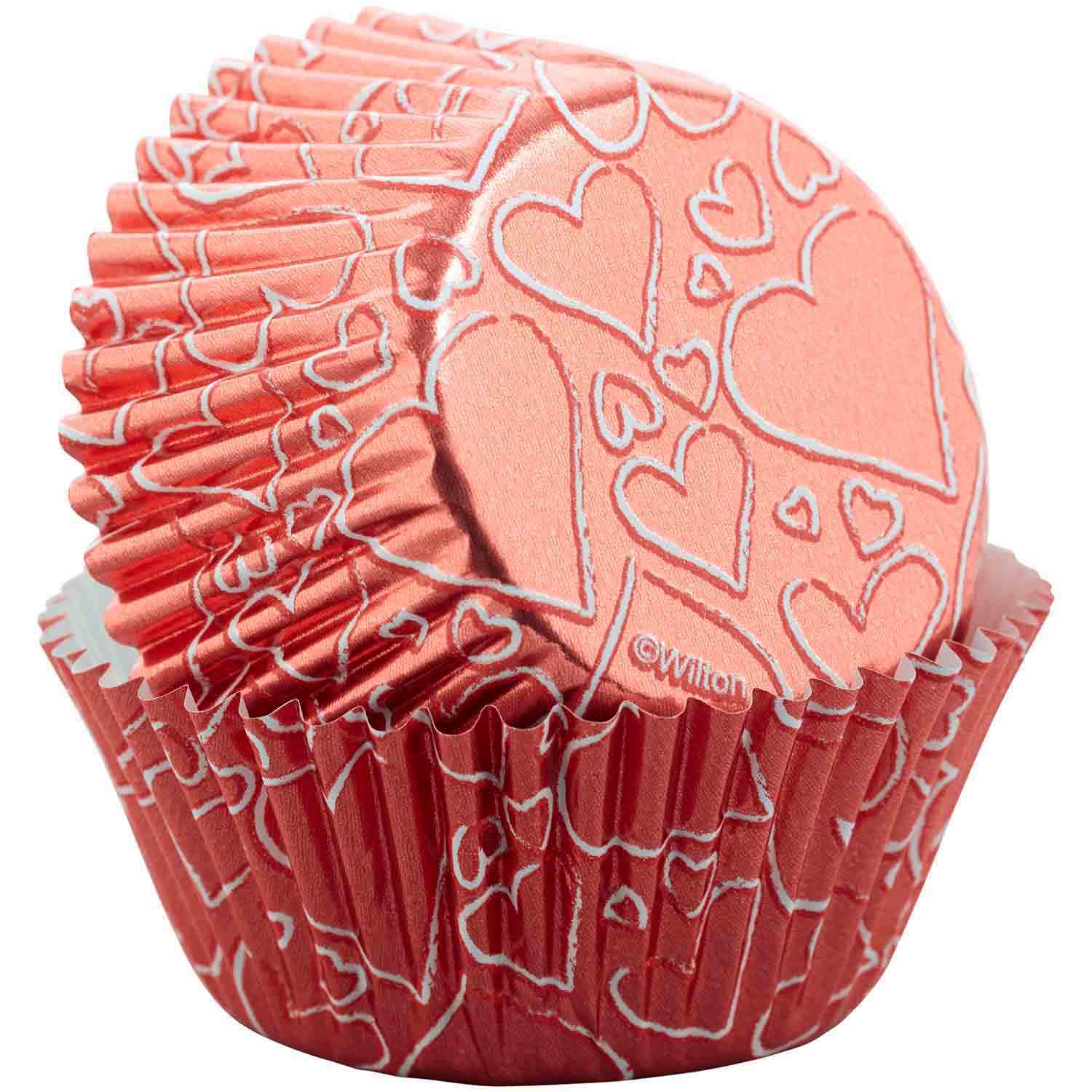 Rose Gold Foil Cupcake Wrapper