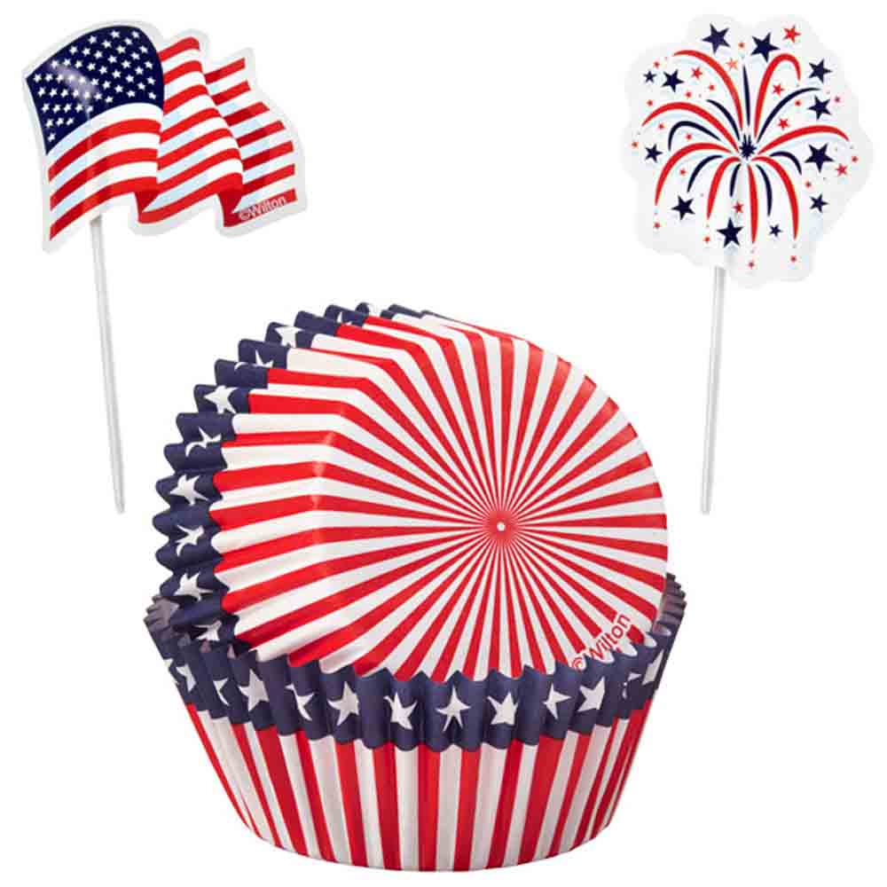 Red, White, and Blue Cupcake Combo Kit - 415-2315 | Country Kitchen