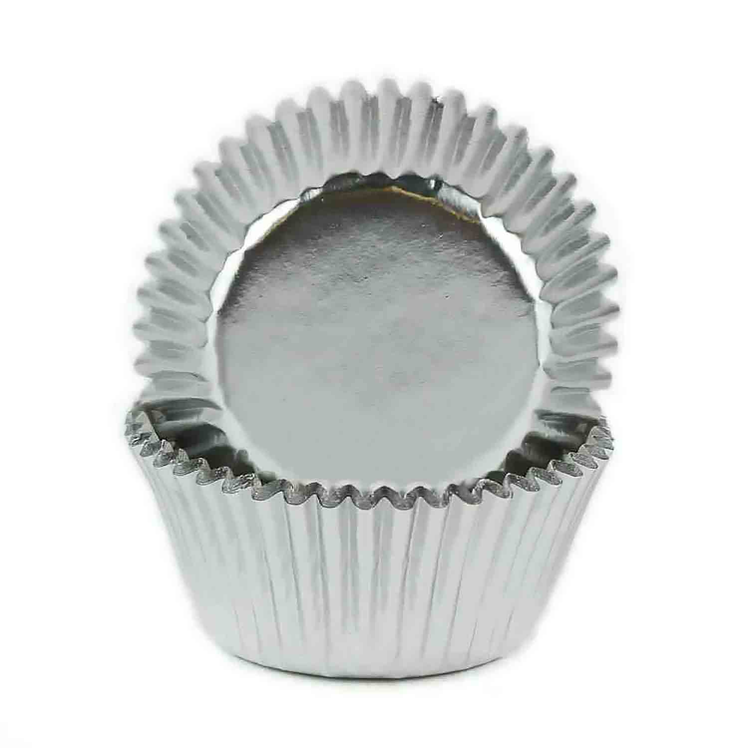 Silver Foil Mini Baking Cup, 500 count