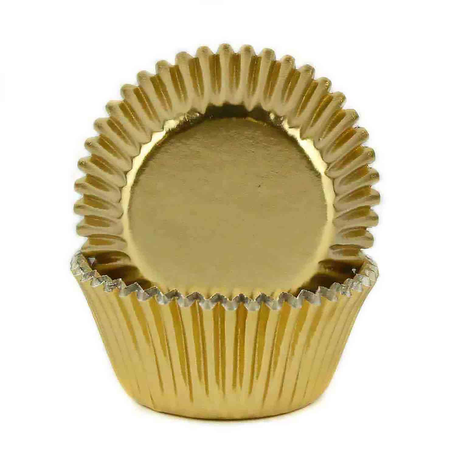 100 Gold Swirl Mini Baking Cups and Paper Liners – The Prepared Pantry