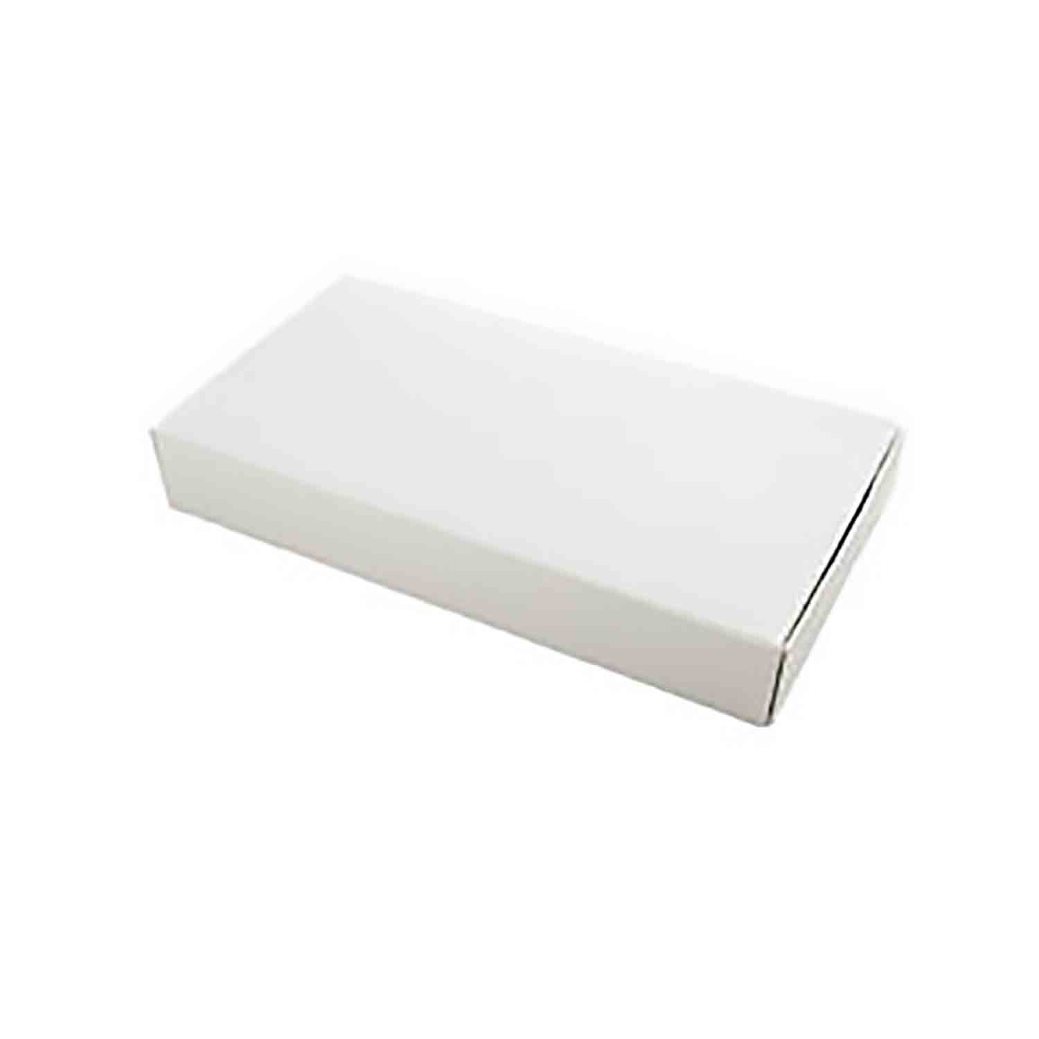 1 lb One Piece White Candy Box