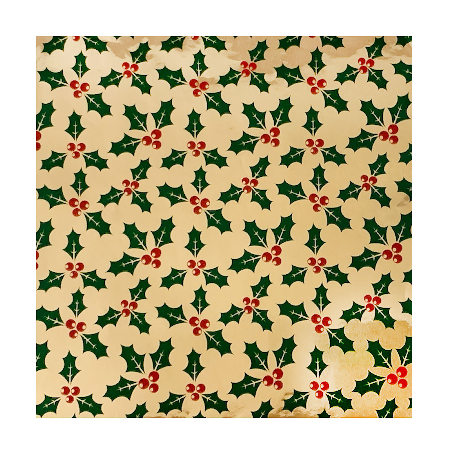 Christmas Holly Foil Candy Wrappers