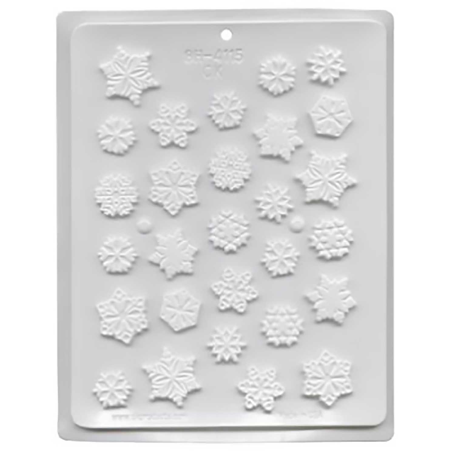 Hard Candy Mold Snowflakes 8h 4115 Country Kitchen Sweetart