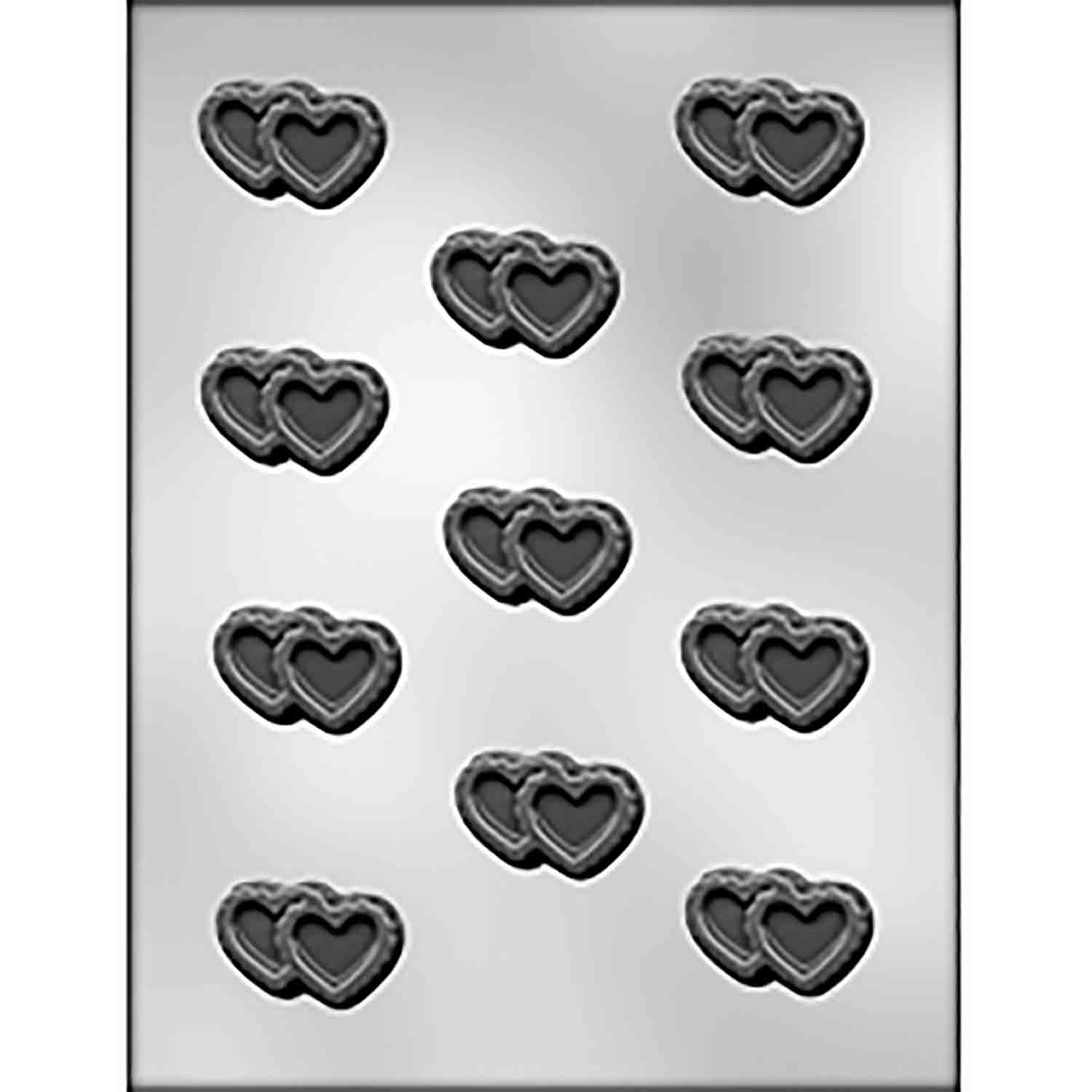 CK Products Double Filigree Heart Chocolate Mold