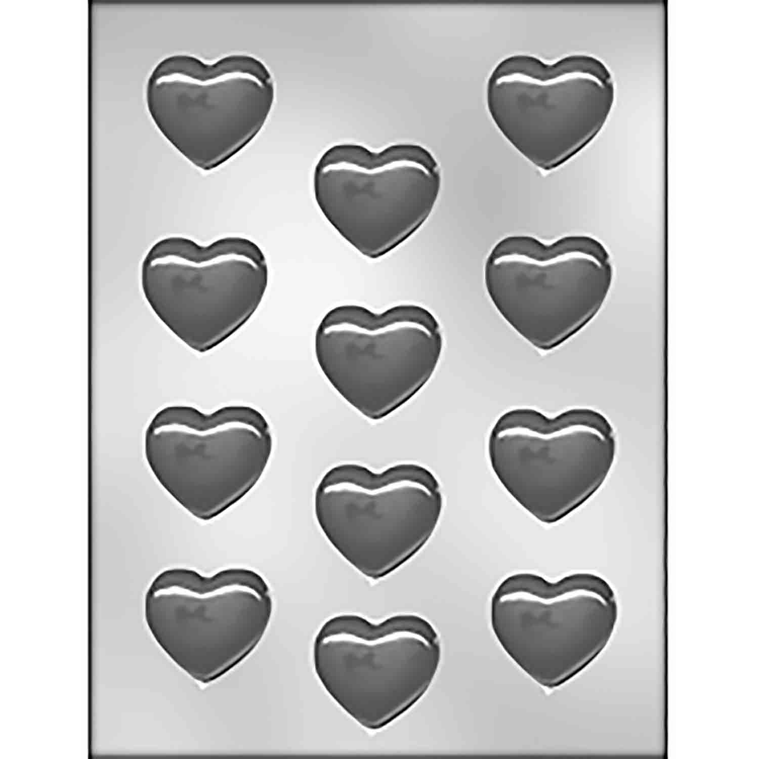 Small Smooth Heart Chocolate Mold