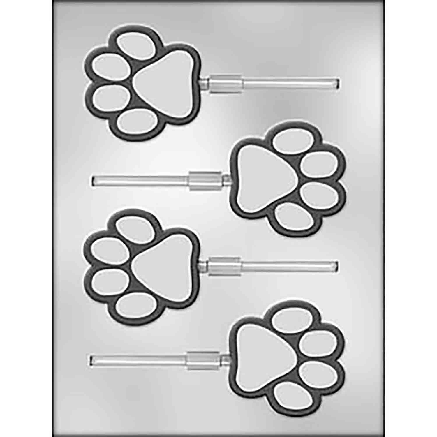 paw chocolate mold