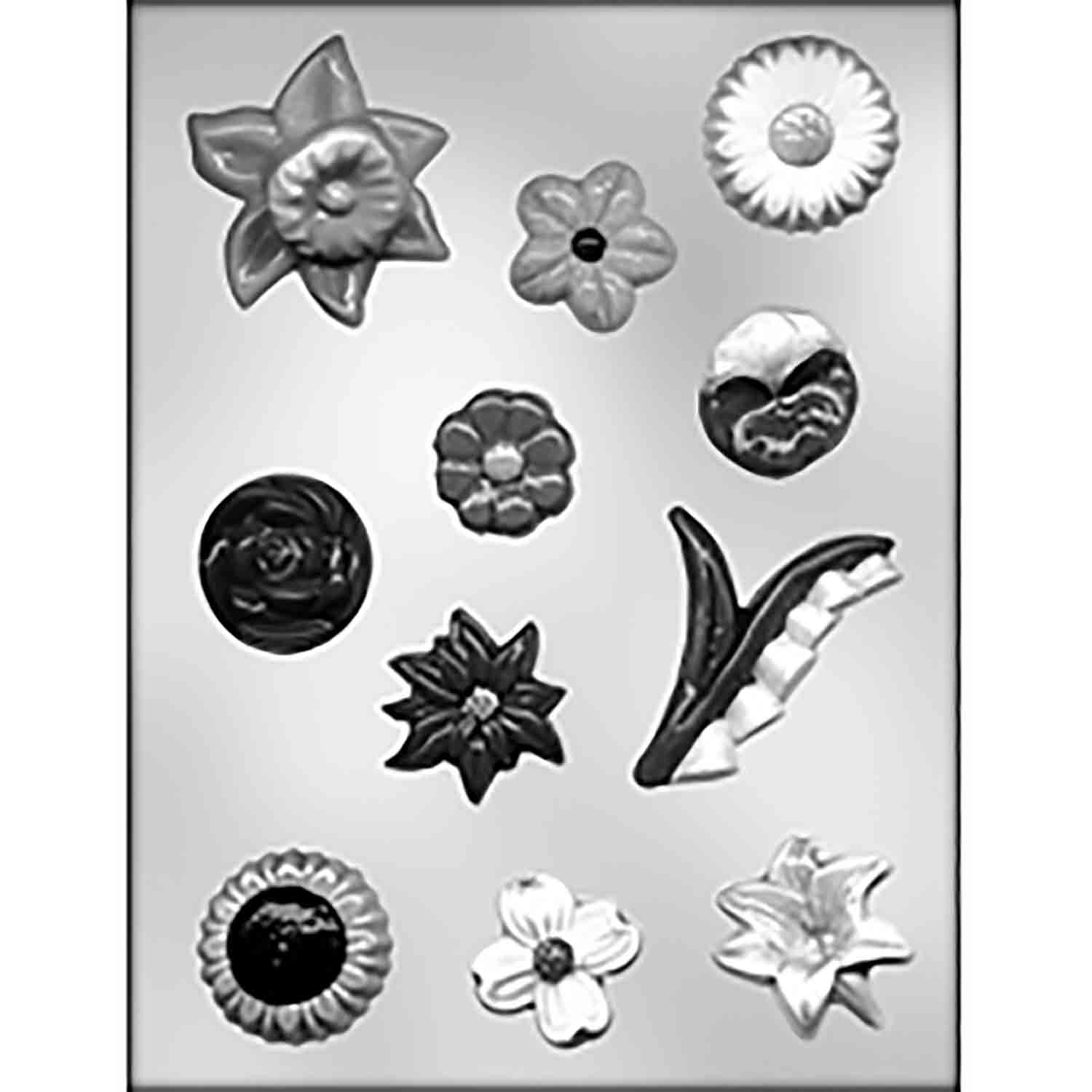 CK Products Flower Assortment Chocolate Mold