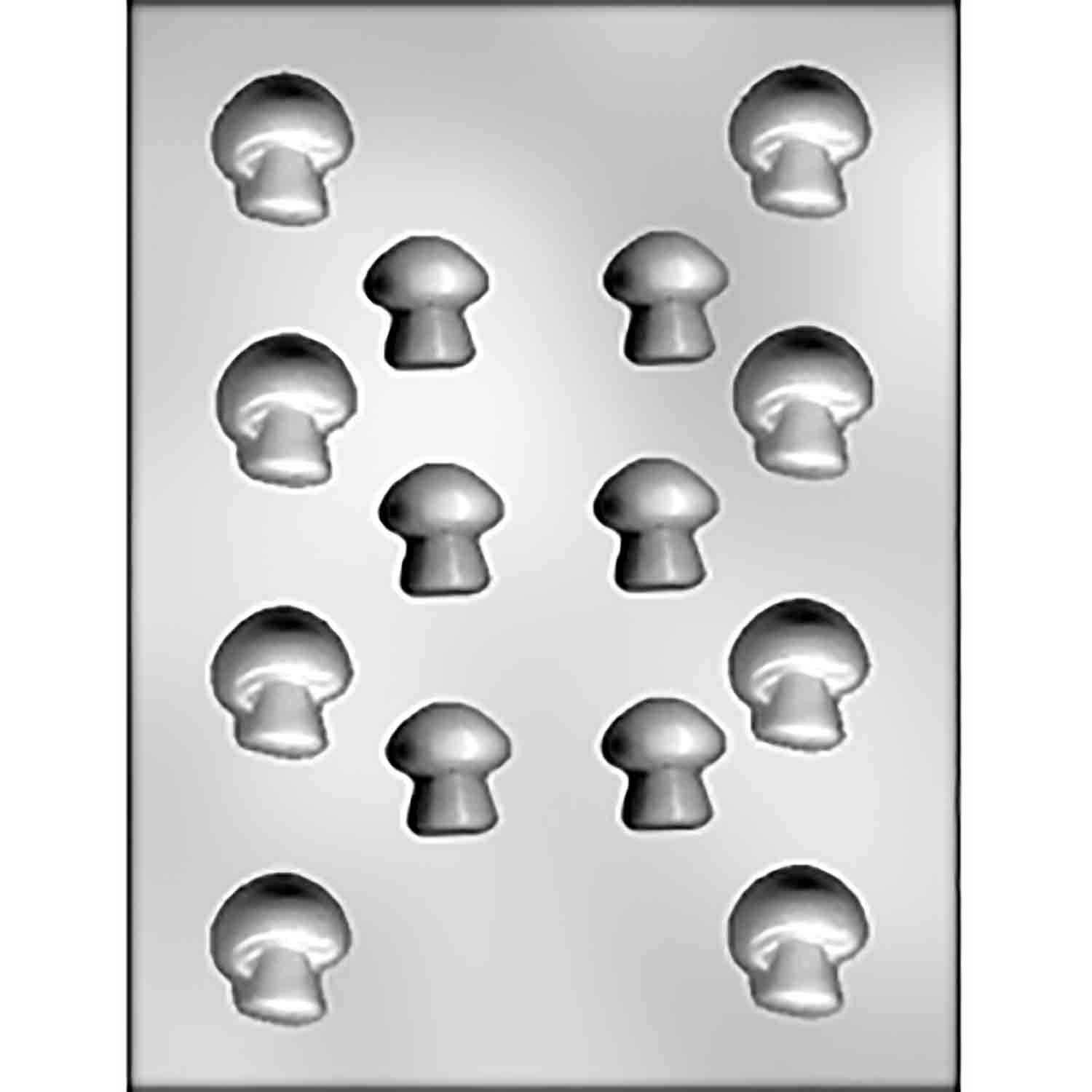 CK Products 1-1/4-Inch and 1-1/8-inch Mushrooms Chocolate Mold