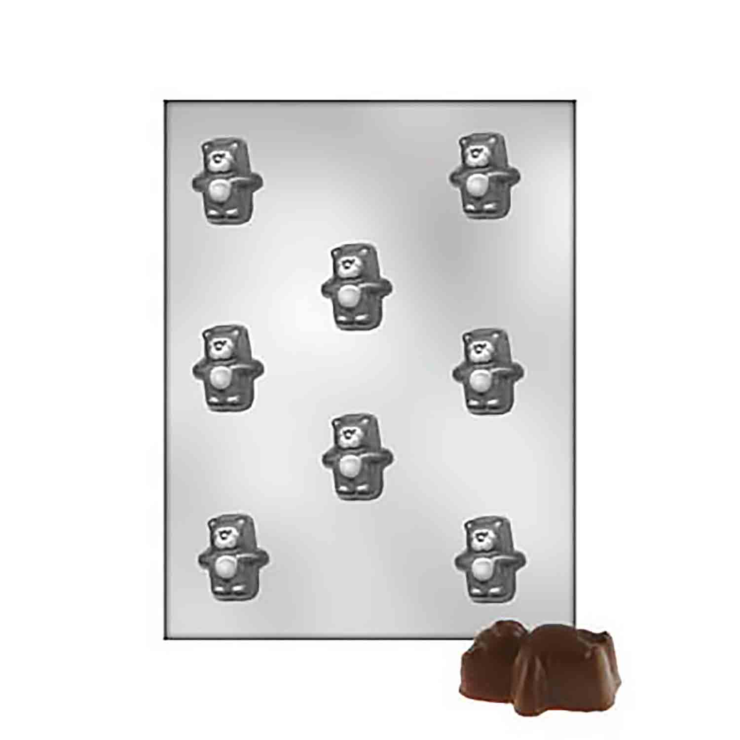 Deep Puffy Bear Chocolate Mold