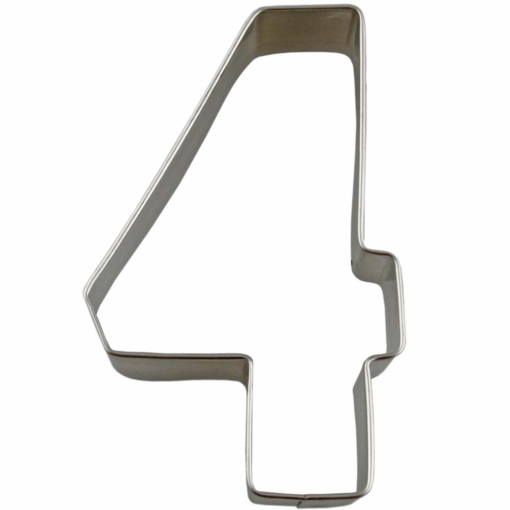 Collegiate Number 4 Cookie Cutter - ACC-7839 | Country Kitchen SweetArt