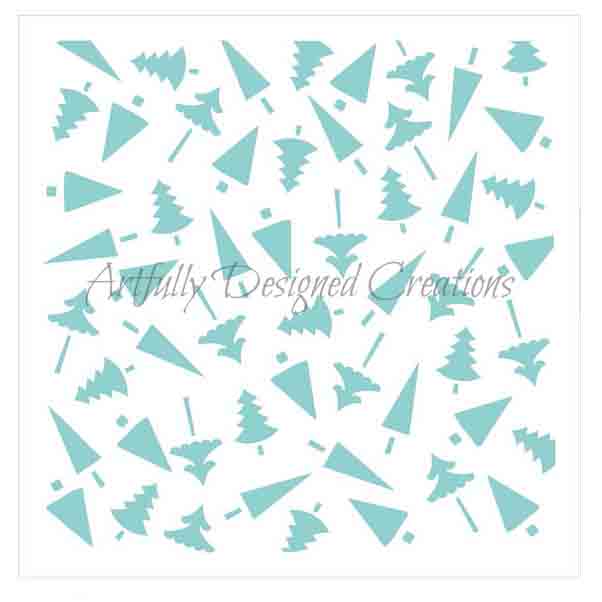 Christmas Tree Cookie Stencil ADC CT Country Kitchen SweetArt