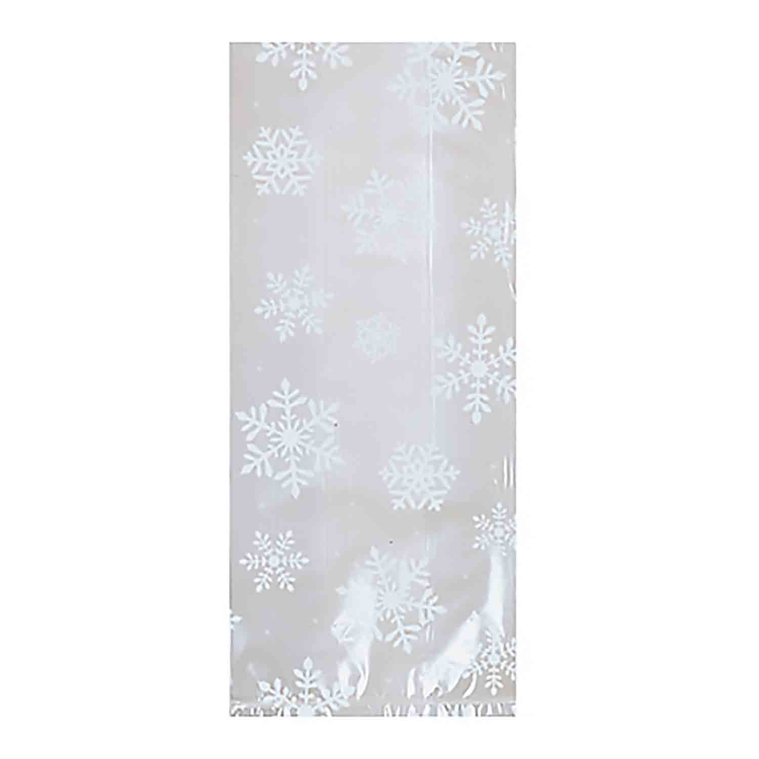 White Snowflake Large Party Bags