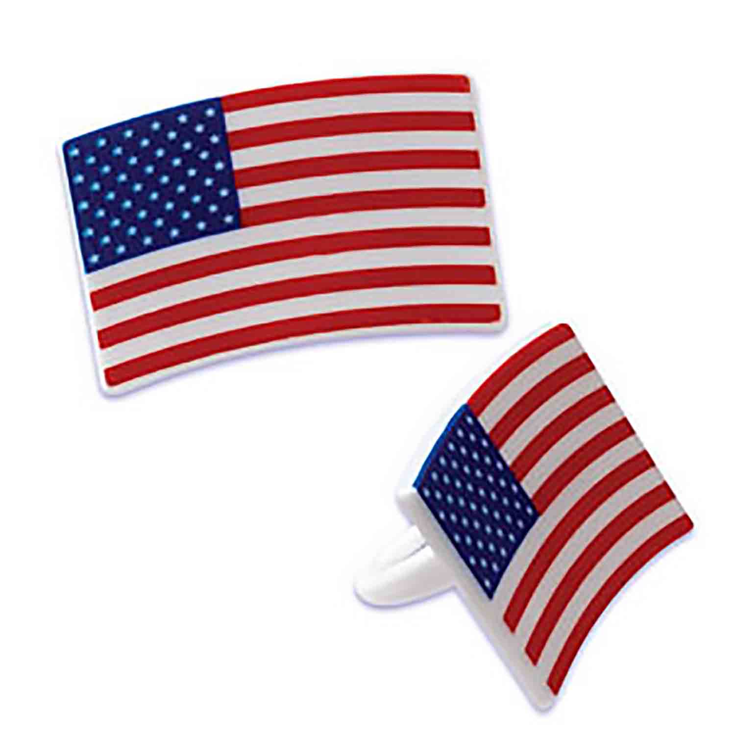 American Flag Cupcake Toppers
