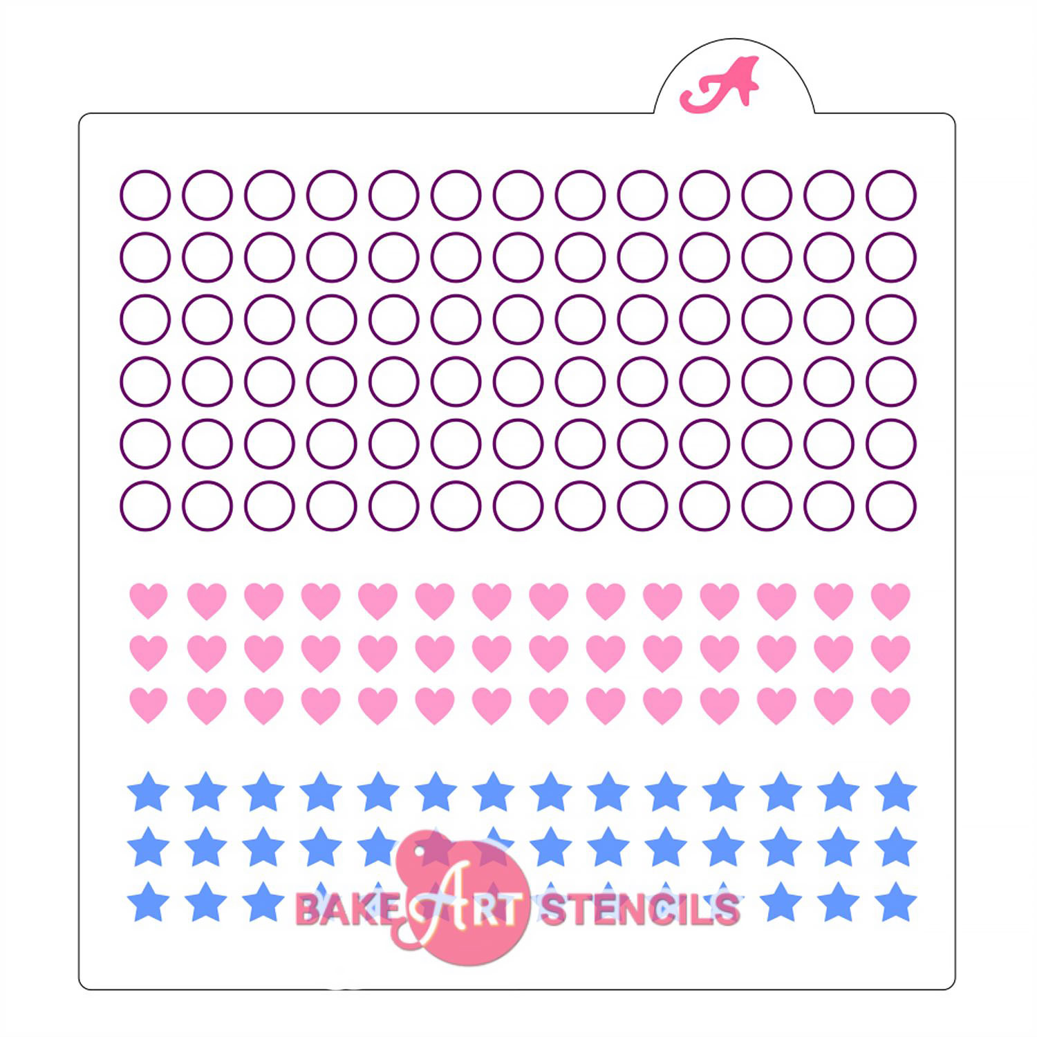 Friendship Bracelet Sprinkle Stencil