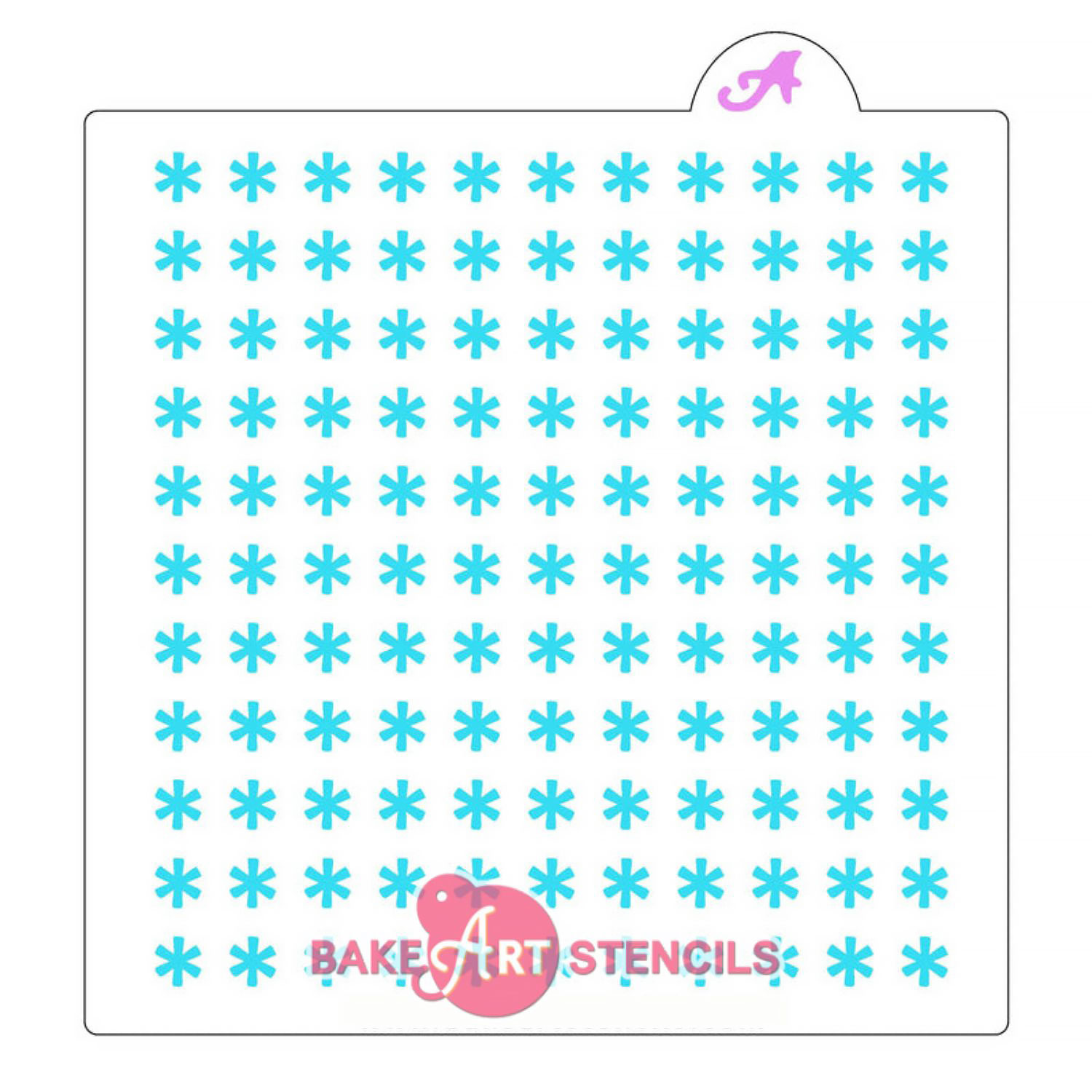 Snowflake Sprinkle Stencil