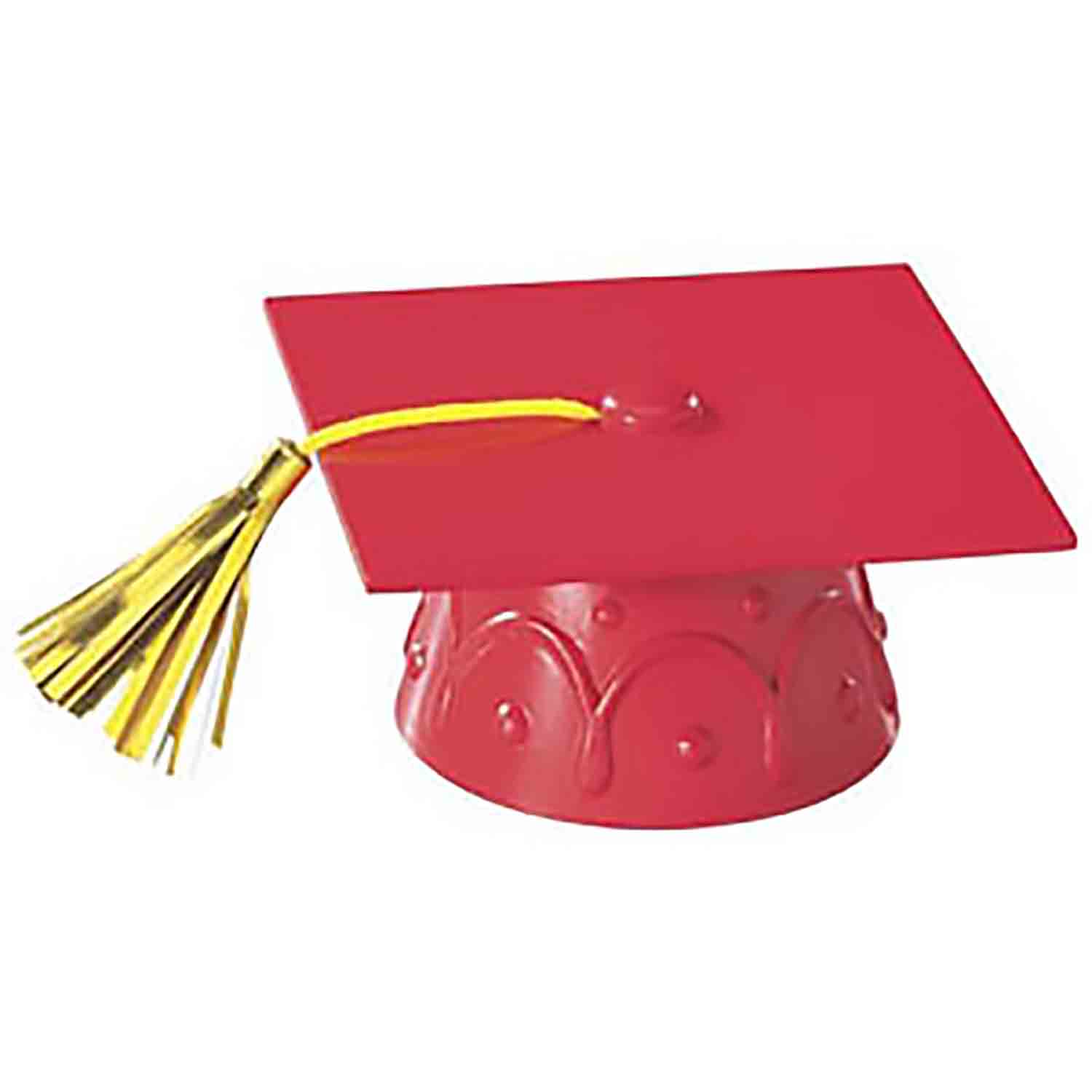  Graduation Cap (Red) : Home & Kitchen