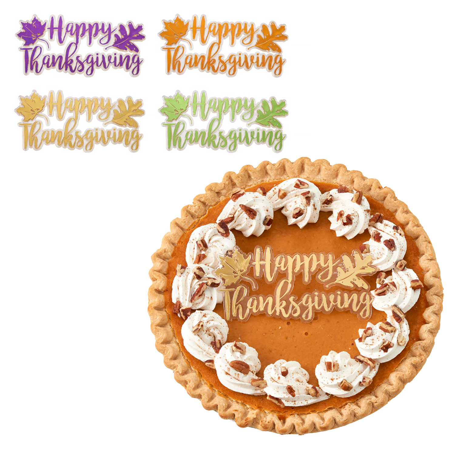 Happy Thanksgiving Cake Toppers