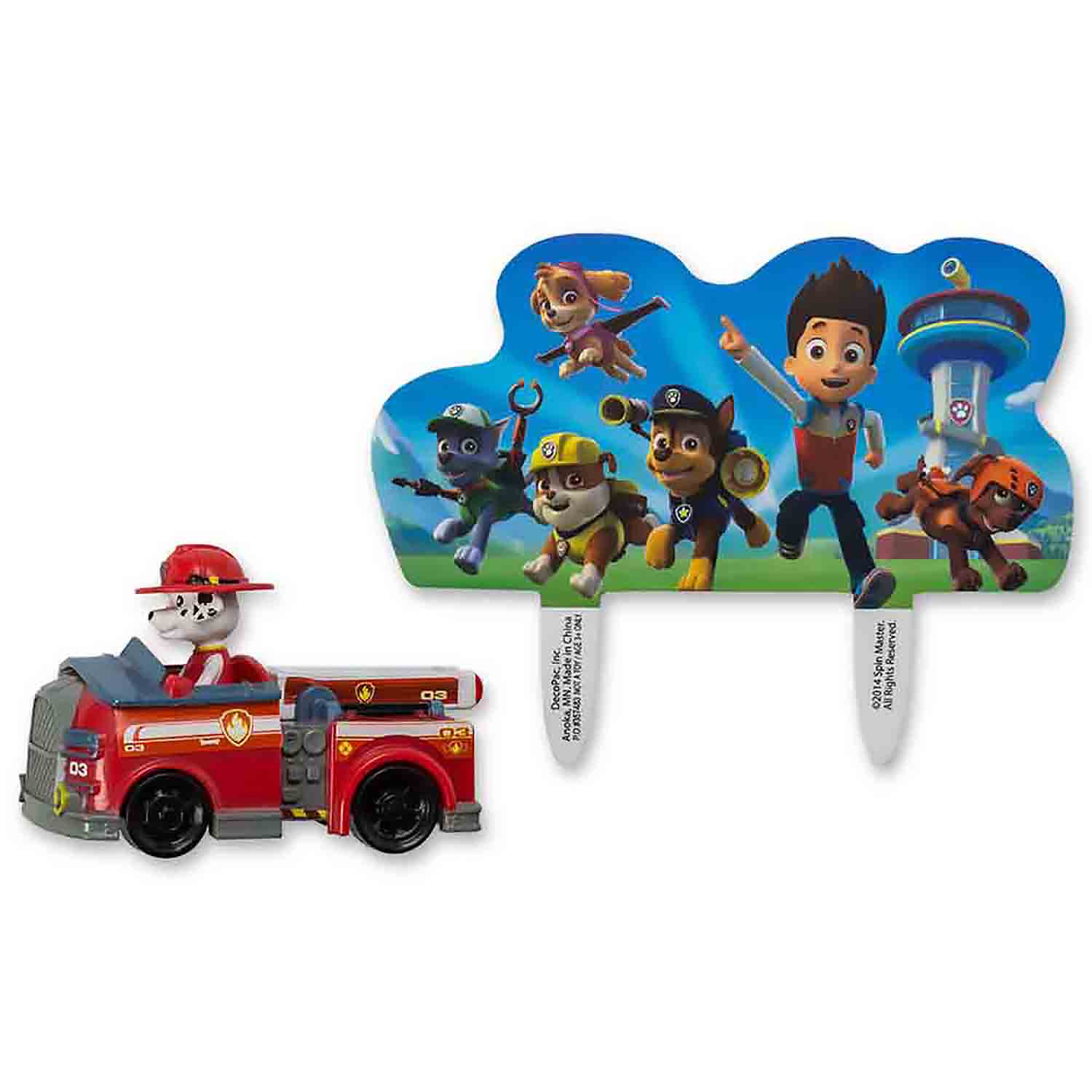 paw patrol figurines for cake