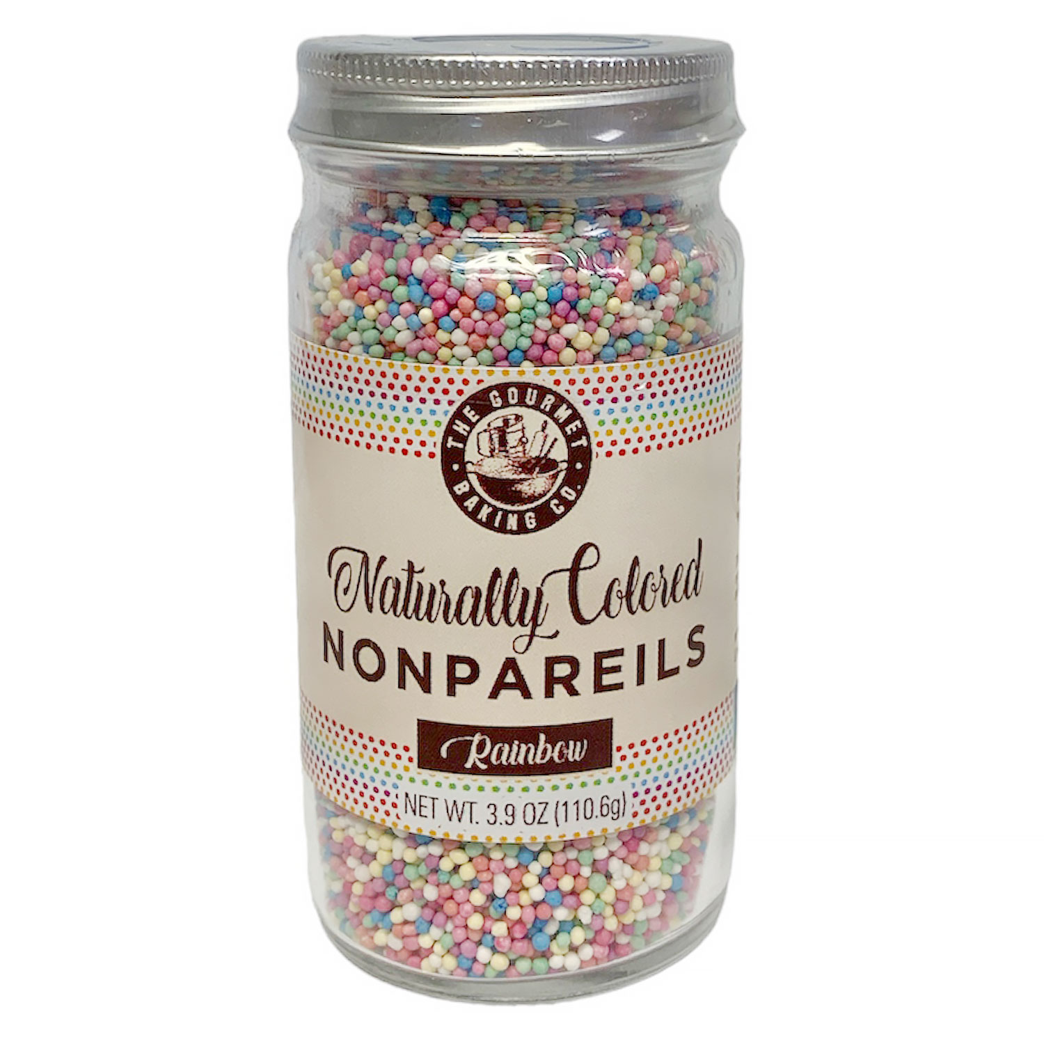 Naturally Colored Rainbow Nonpareils