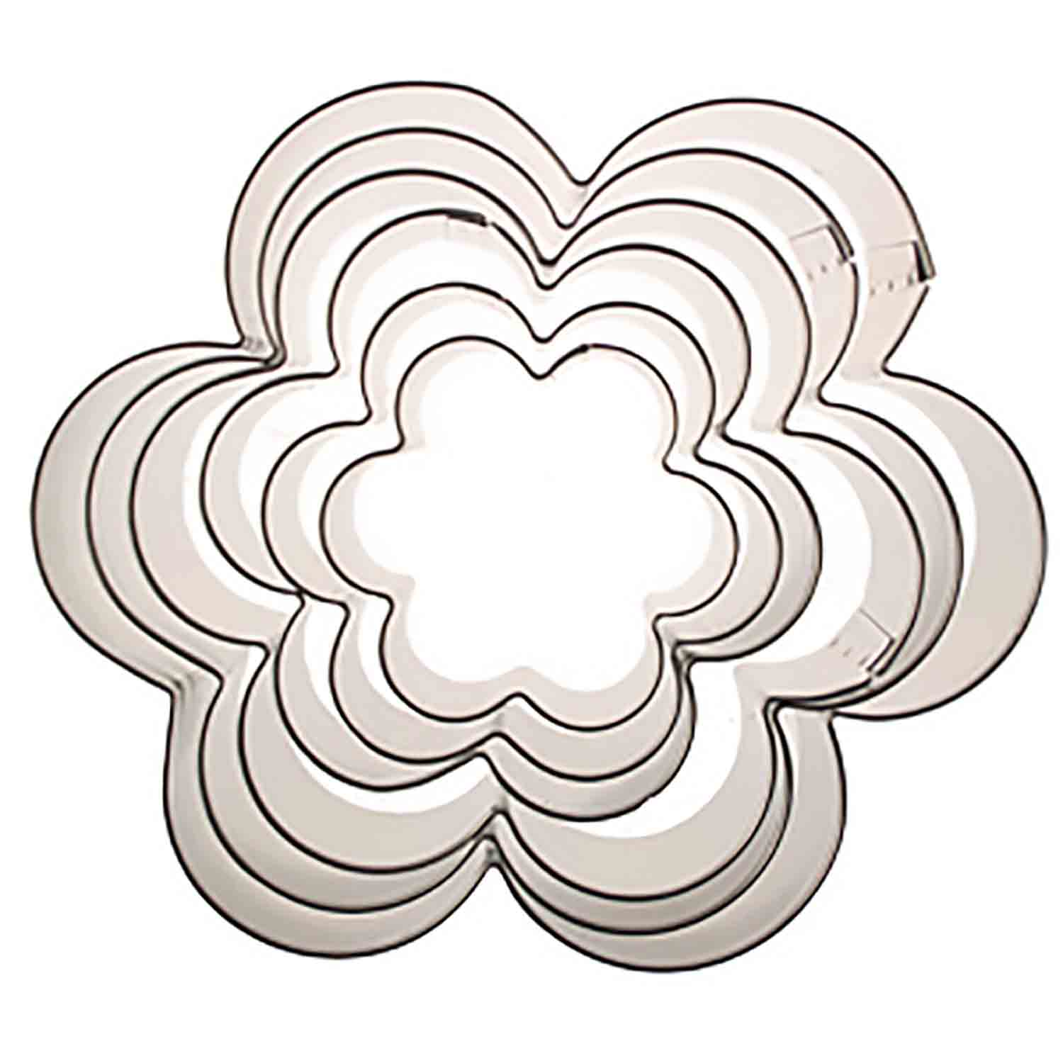 Flower Cookie Cutter Set 6pc