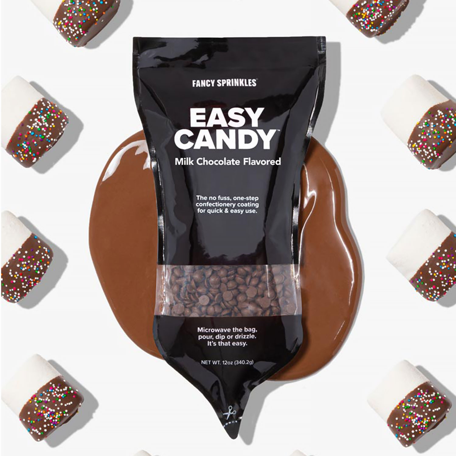 Milk Chocolate Easy Candy Chocolate Melts - Decorating Chocolate