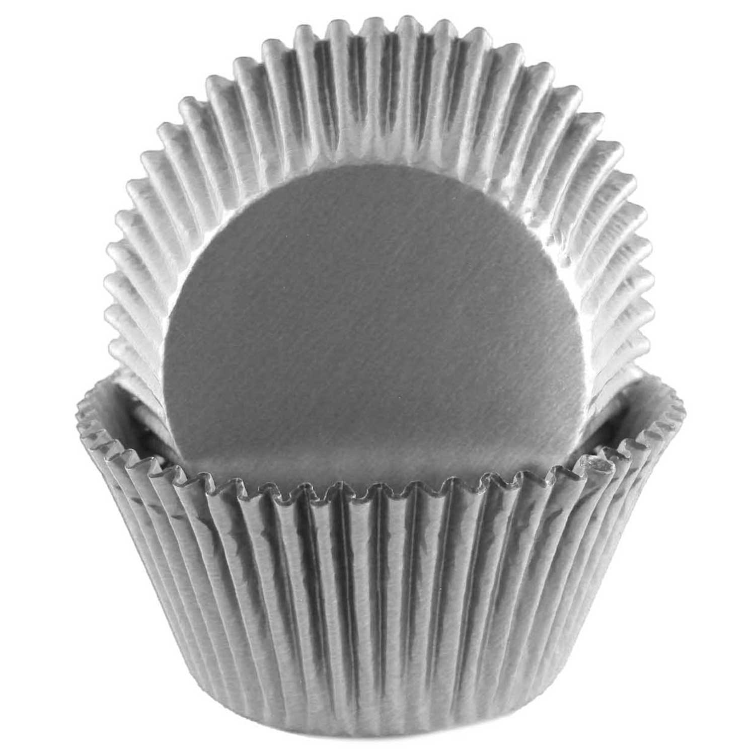 Grey Foil Jumbo Cupcake Liners - Country Kitchen SweetArt