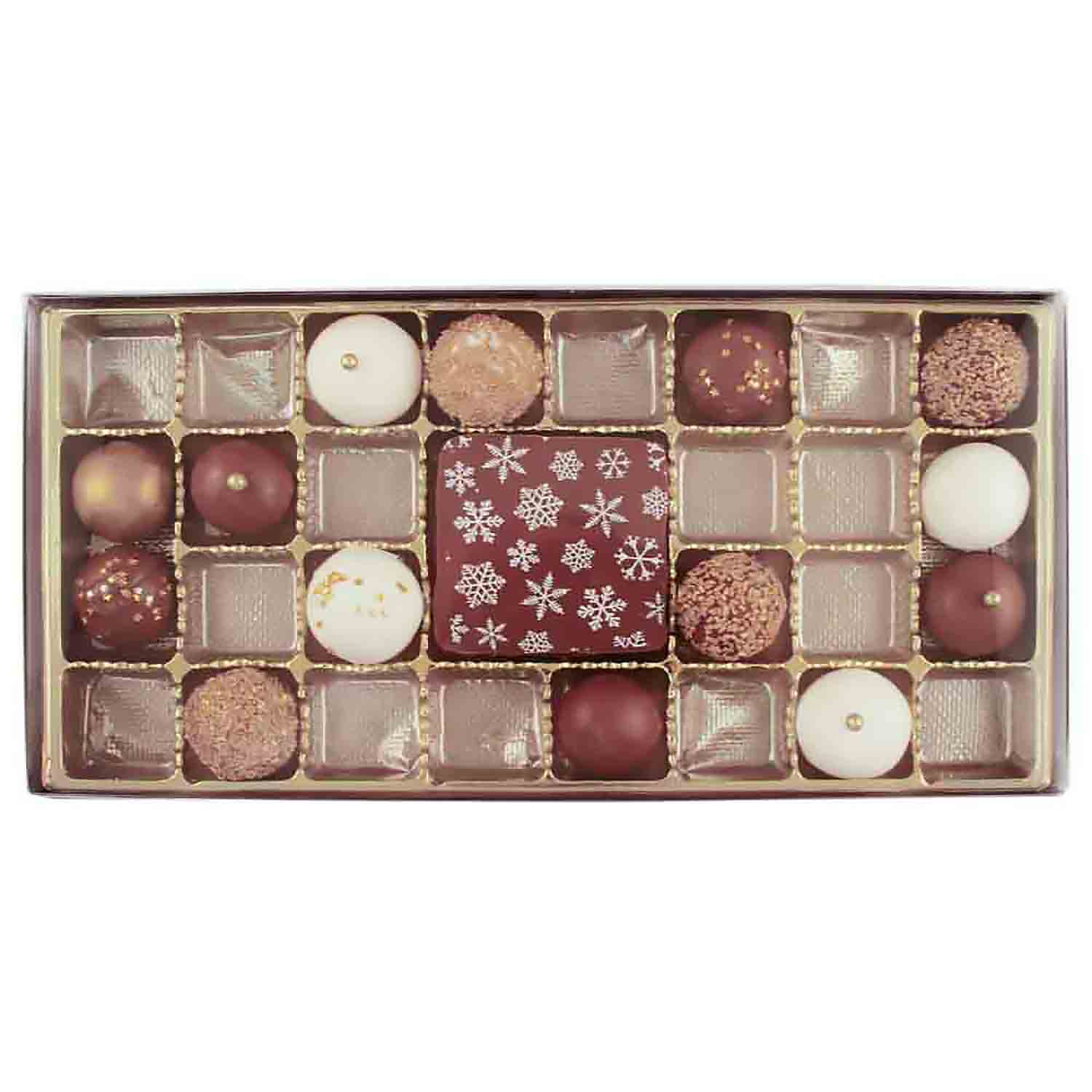 27 Cavity Gold Insert Candy Box with Clear Lid - LCC-52N7D1 | Country ...